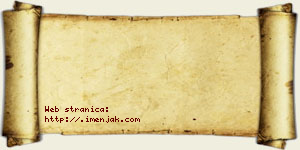 Jakov Adamac vizit kartica